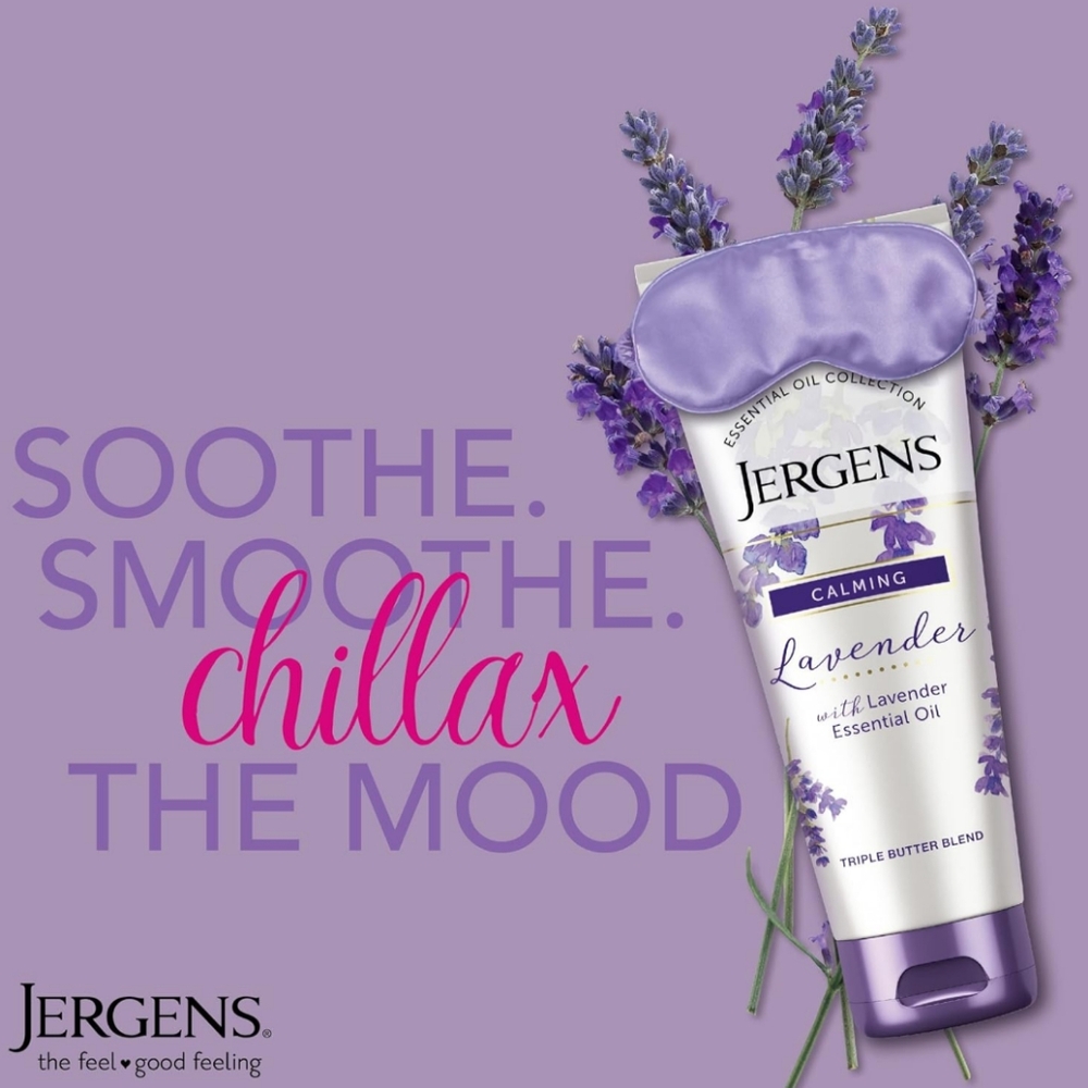 💜 New Jergens Lavender Body Butter with Essential Oils - 7 Oz - Picture 4 of 5